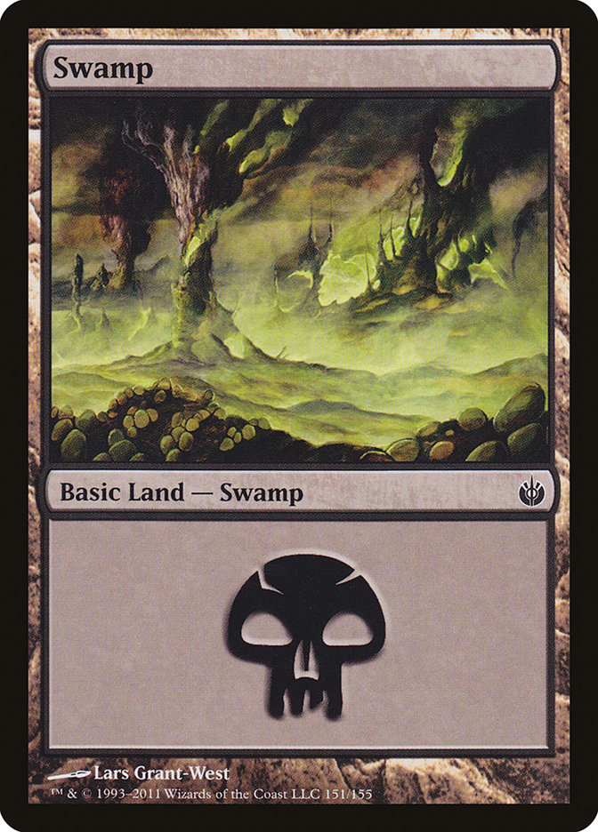 Swamp (151) [Mirrodin Besieged] | I Want That Stuff Brandon