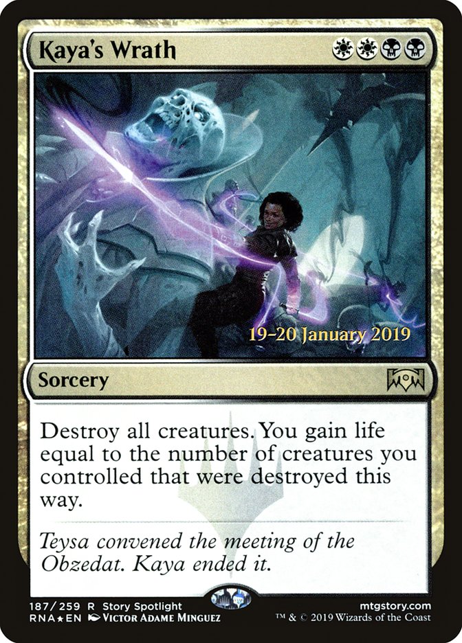 Kaya's Wrath [Ravnica Allegiance Prerelease Promos] | I Want That Stuff Brandon