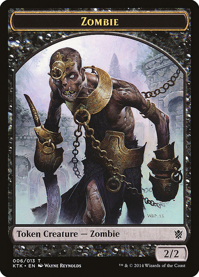 Zombie Token [Khans of Tarkir Tokens] | I Want That Stuff Brandon