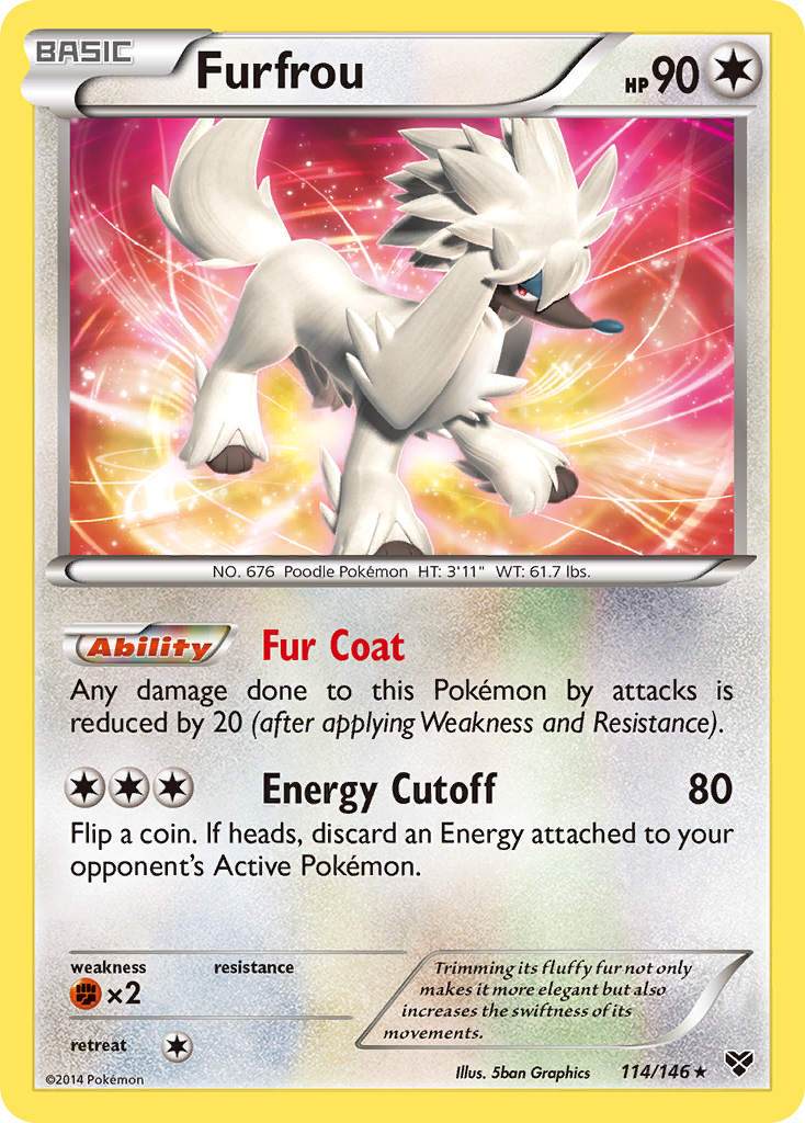 Furfrou (114/146) [XY: Base Set] | I Want That Stuff Brandon