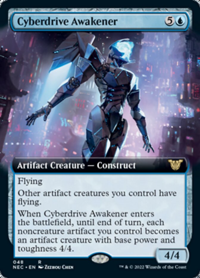 Cyberdrive Awakener (Extended Art) [Kamigawa: Neon Dynasty Commander] | I Want That Stuff Brandon