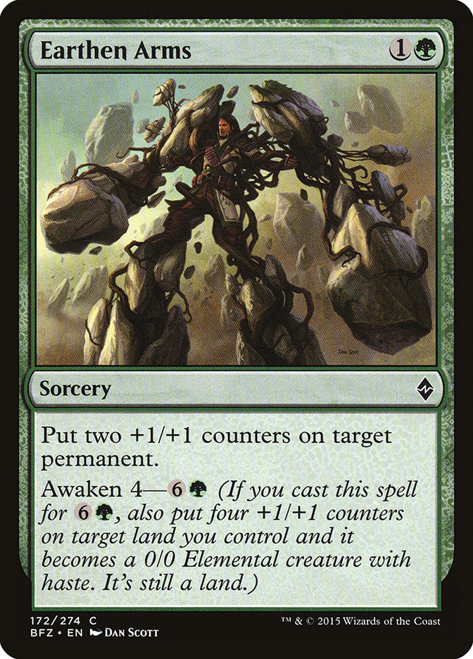 Earthen Arms [Battle for Zendikar] | I Want That Stuff Brandon