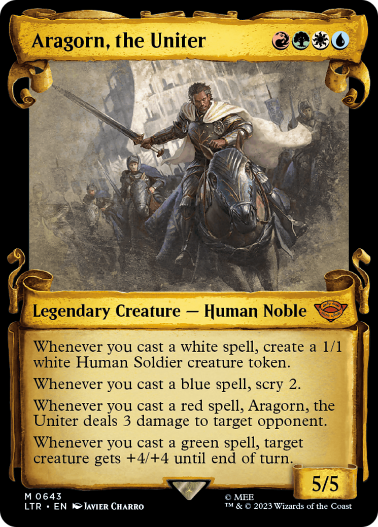 Aragorn, the Uniter [The Lord of the Rings: Tales of Middle-Earth Showcase Scrolls] | I Want That Stuff Brandon