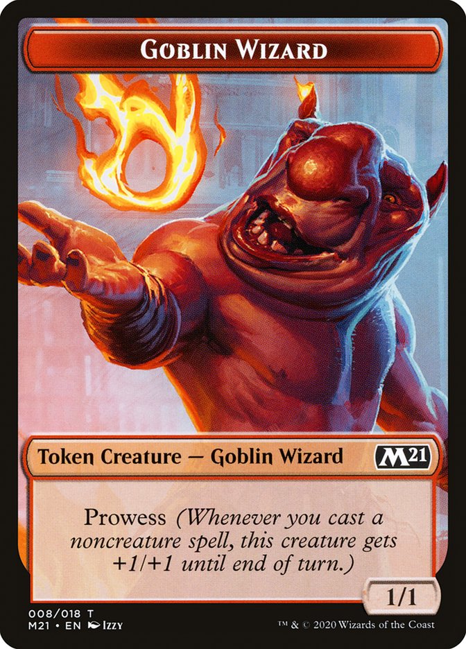 Construct // Goblin Wizard Double-Sided Token [Core Set 2021 Tokens] | I Want That Stuff Brandon