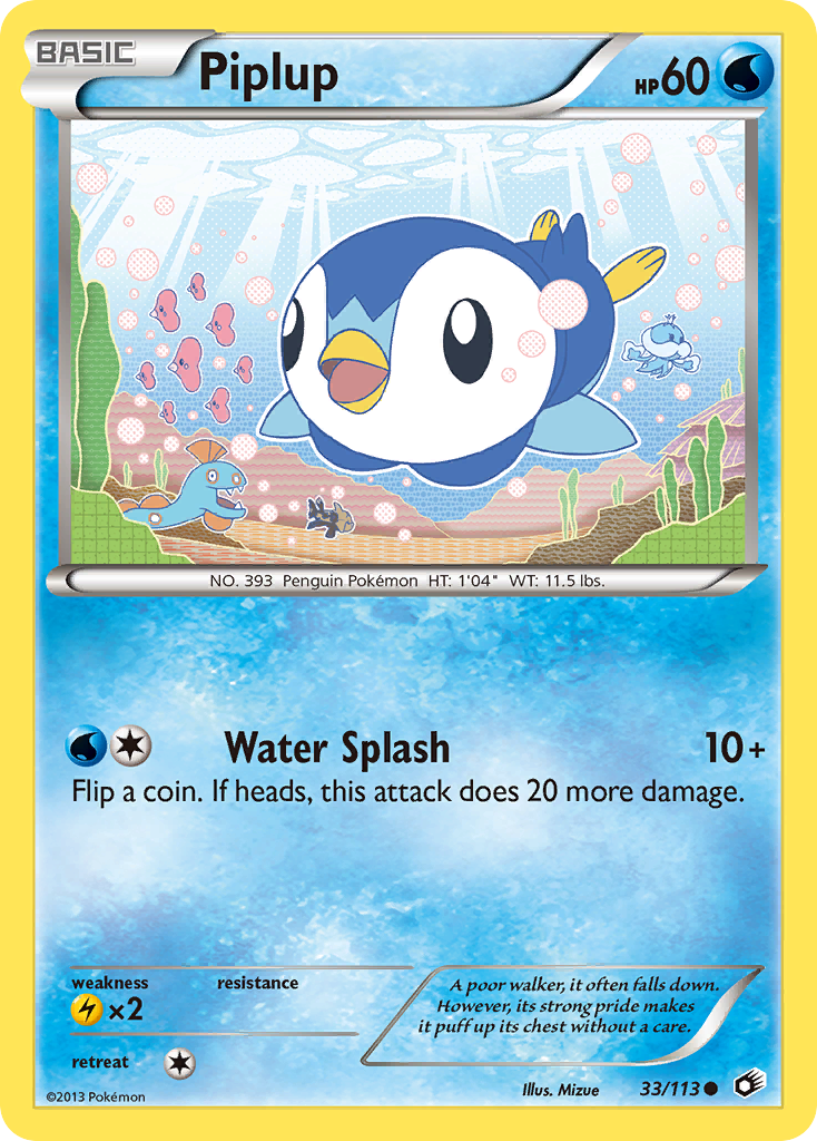 Piplup (33/113) [Black & White: Legendary Treasures] | I Want That Stuff Brandon