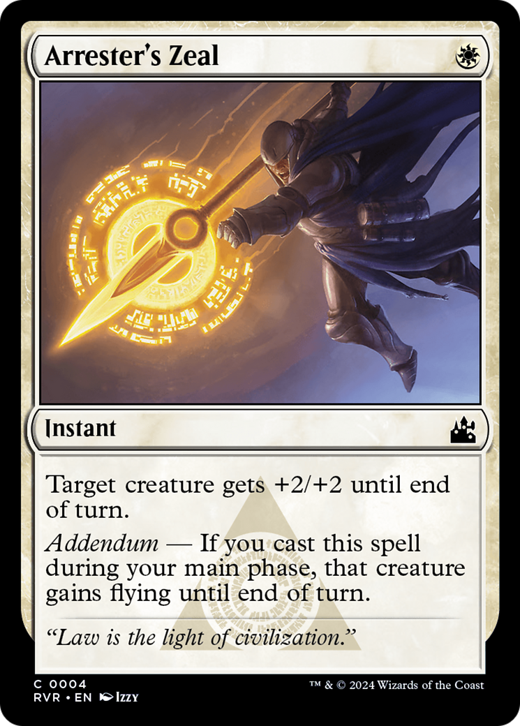 Arrester's Zeal [Ravnica Remastered] | I Want That Stuff Brandon