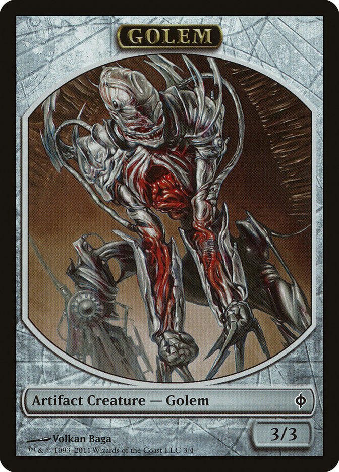Golem Token [New Phyrexia Tokens] | I Want That Stuff Brandon