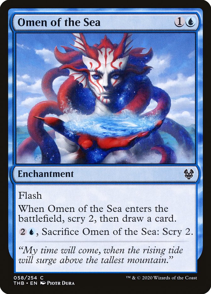 Omen of the Sea [Theros Beyond Death] | I Want That Stuff Brandon