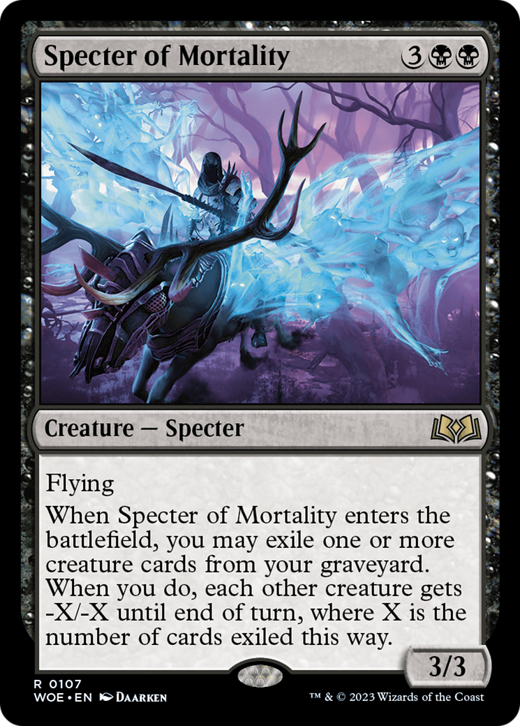 Specter of Mortality [Wilds of Eldraine] | I Want That Stuff Brandon