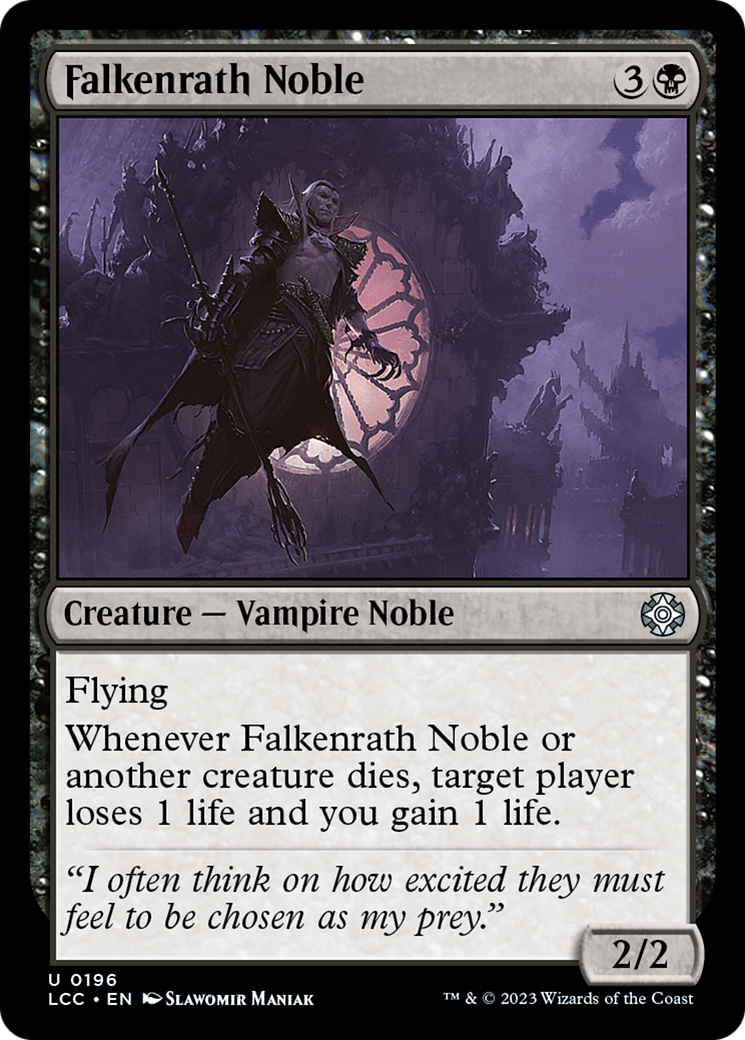 Falkenrath Noble [The Lost Caverns of Ixalan Commander] | I Want That Stuff Brandon