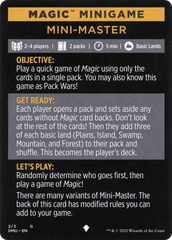 Mini-Master (Magic Minigame) [Commander Legends: Battle for Baldur's Gate Minigame] | I Want That Stuff Brandon