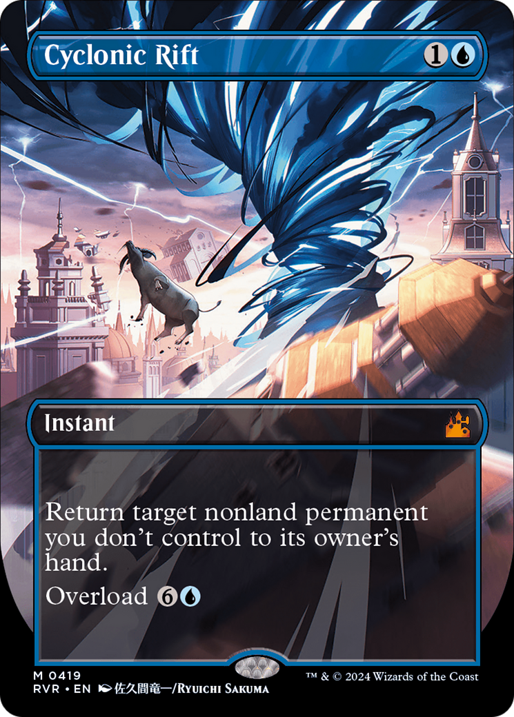 Cyclonic Rift (Anime Borderless) [Ravnica Remastered] | I Want That Stuff Brandon