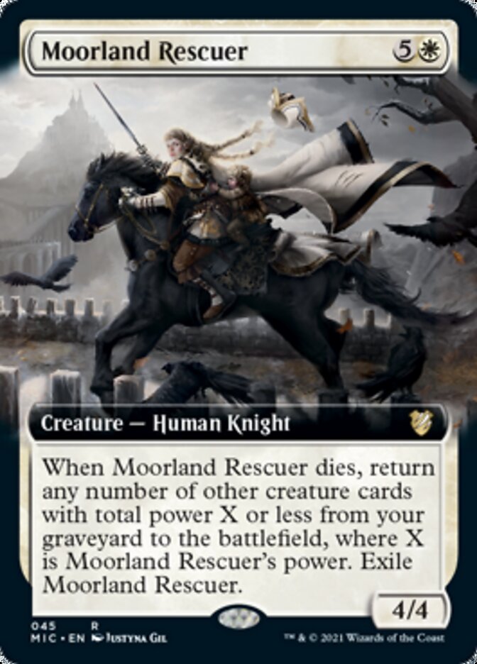Moorland Rescuer (Extended Art) [Innistrad: Midnight Hunt Commander] | I Want That Stuff Brandon
