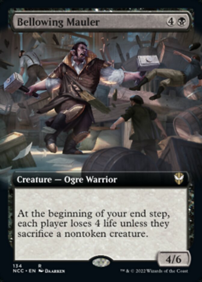 Bellowing Mauler (Extended Art) [Streets of New Capenna Commander] | I Want That Stuff Brandon