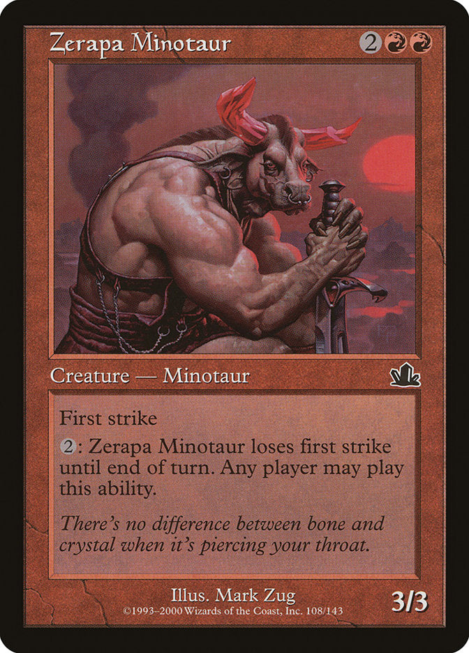 Zerapa Minotaur [Prophecy] | I Want That Stuff Brandon