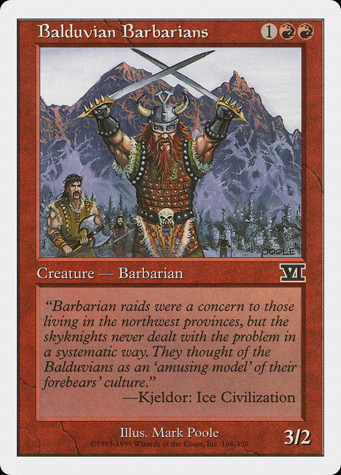 Balduvian Barbarians [Classic Sixth Edition] | I Want That Stuff Brandon