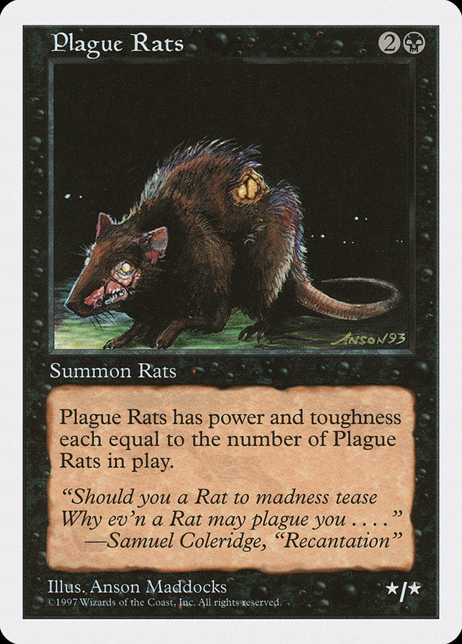 Plague Rats [Fifth Edition] | I Want That Stuff Brandon