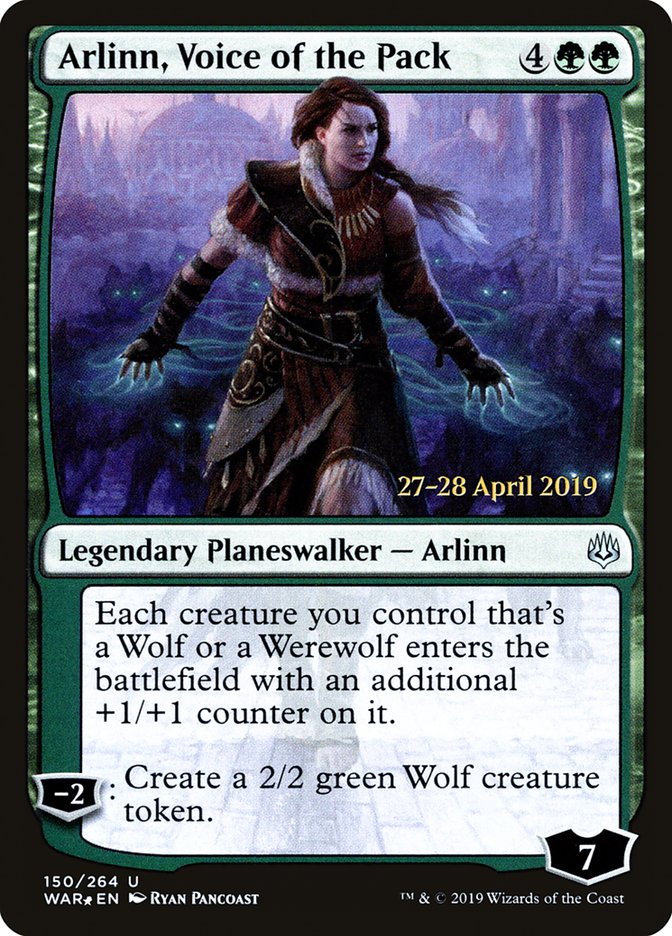 Arlinn, Voice of the Pack [War of the Spark Prerelease Promos] | I Want That Stuff Brandon