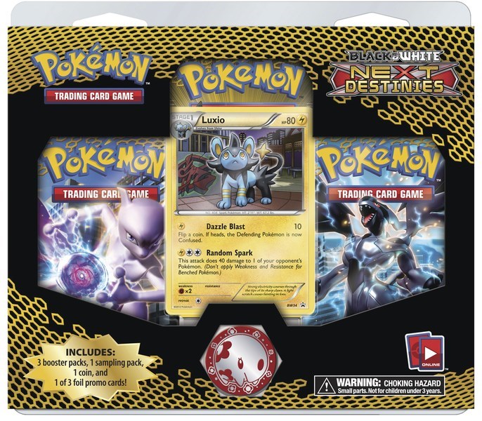 Black & White: Next Destinies - 3-Pack Blister (Luxio) | I Want That Stuff Brandon