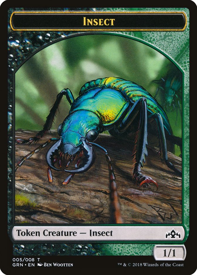 Insect Token [Guilds of Ravnica Tokens] | I Want That Stuff Brandon