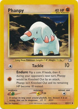 Phanpy (43/111) [Neo Genesis Unlimited] | I Want That Stuff Brandon