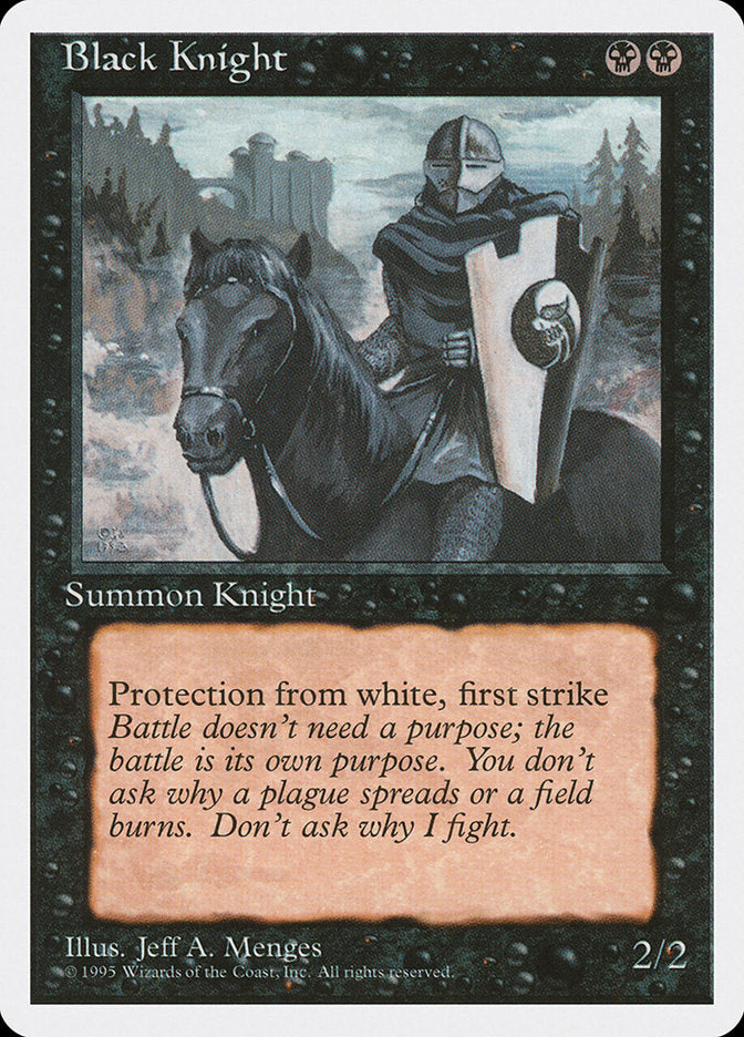 Black Knight [Fourth Edition] | I Want That Stuff Brandon