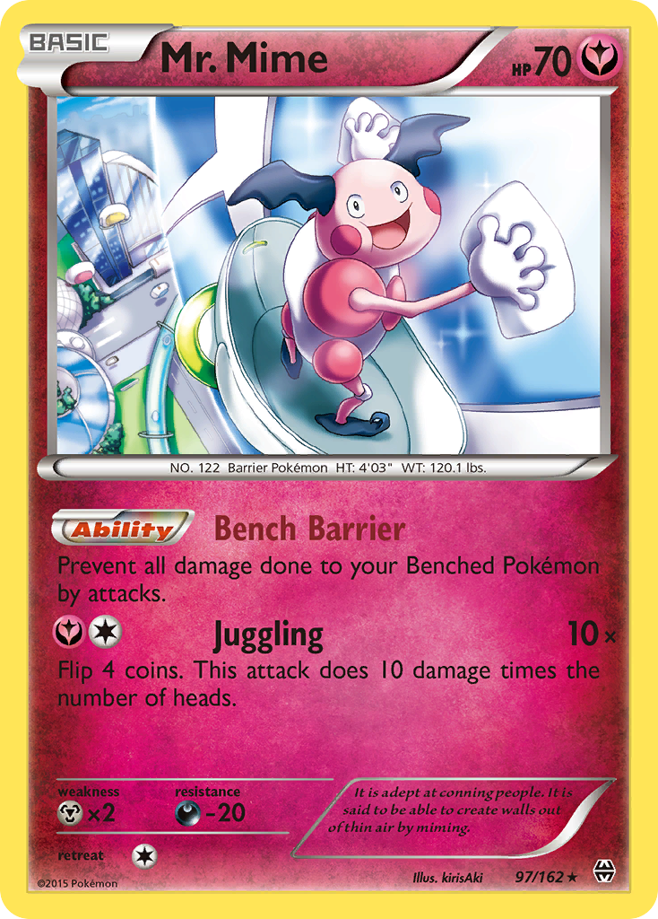 Mr. Mime (97/162) [XY: BREAKthrough] | I Want That Stuff Brandon