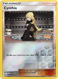 Cynthia (119/156) (Regional Championship Promo) [Sun & Moon: Ultra Prism] | I Want That Stuff Brandon