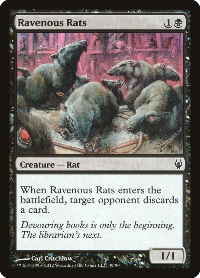 Ravenous Rats [Duel Decks: Izzet vs. Golgari] | I Want That Stuff Brandon
