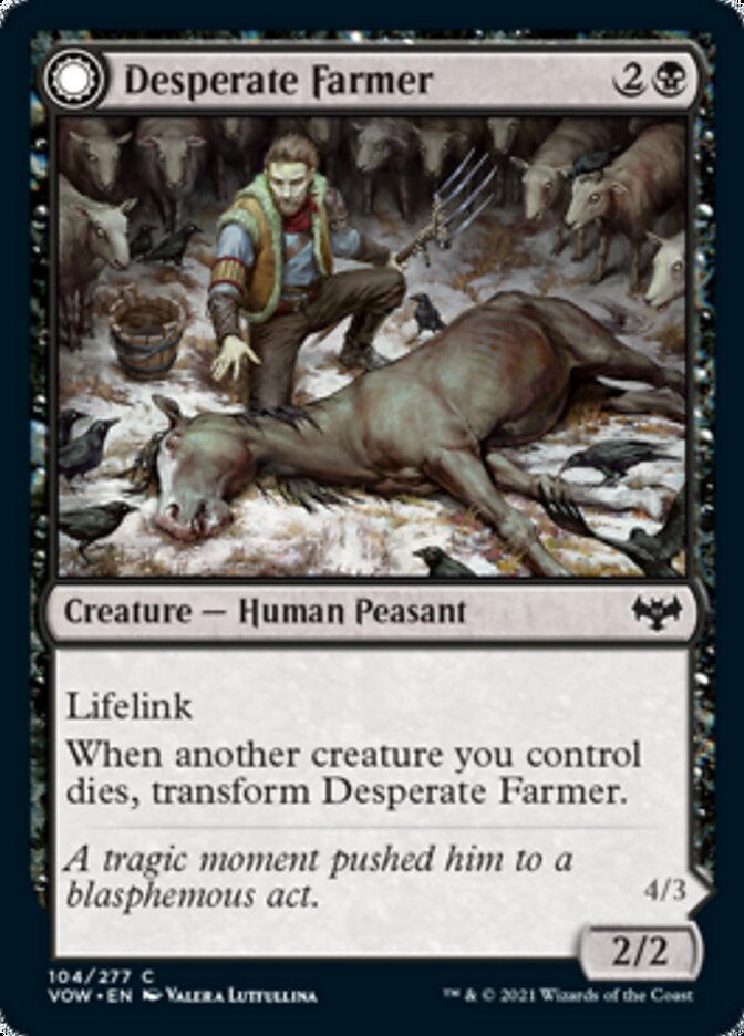 Desperate Farmer // Depraved Harvester [Innistrad: Crimson Vow] | I Want That Stuff Brandon