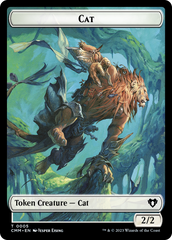 Clue // Cat (0005) Double-Sided Token [Commander Masters Tokens] | I Want That Stuff Brandon