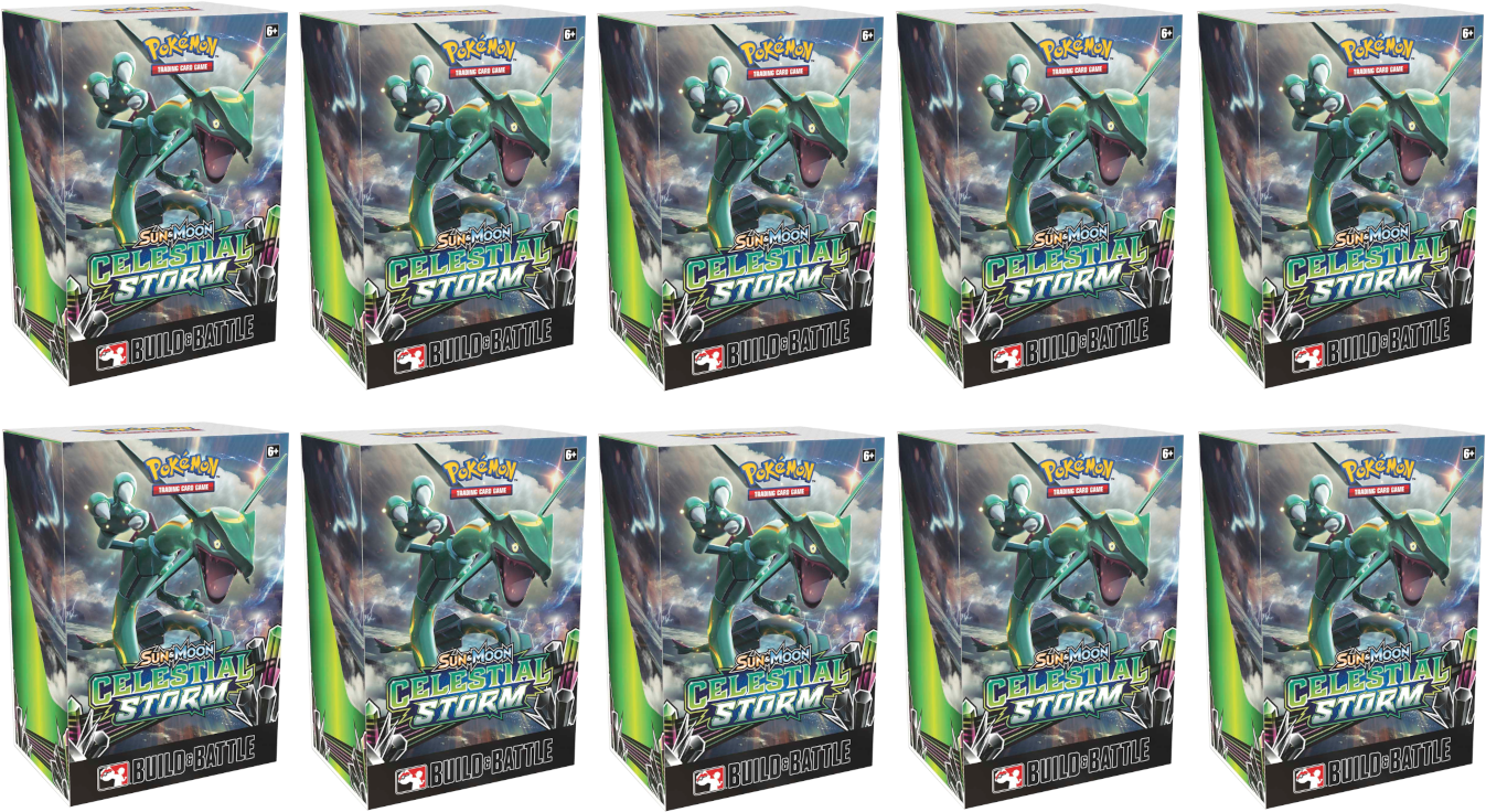 Sun & Moon: Celestial Storm - Build & Battle Box Display | I Want That Stuff Brandon