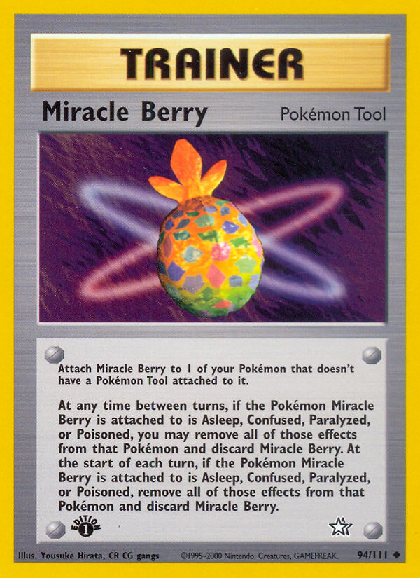 Miracle Berry (94/111) [Neo Genesis 1st Edition] | I Want That Stuff Brandon