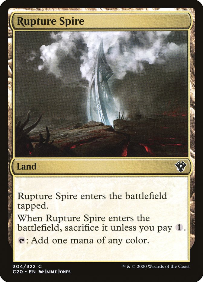 Rupture Spire [Commander 2020] | I Want That Stuff Brandon