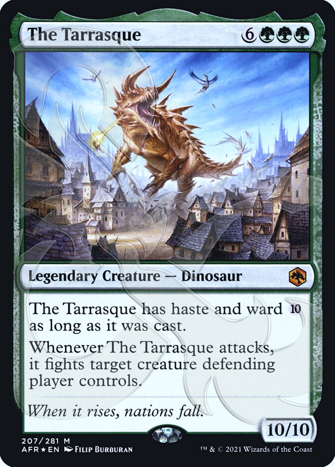 The Tarrasque (Ampersand Promo) [Dungeons & Dragons: Adventures in the Forgotten Realms Promos] | I Want That Stuff Brandon