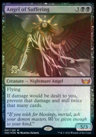 Angel of Suffering [Streets of New Capenna Prerelease Promos] | I Want That Stuff Brandon