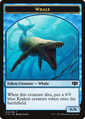 Whale // Zombie (011/036) Double-Sided Token [Commander 2014 Tokens] | I Want That Stuff Brandon