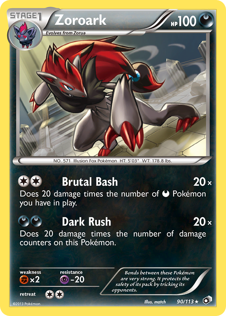 Zoroark (90/113) [Black & White: Legendary Treasures] | I Want That Stuff Brandon