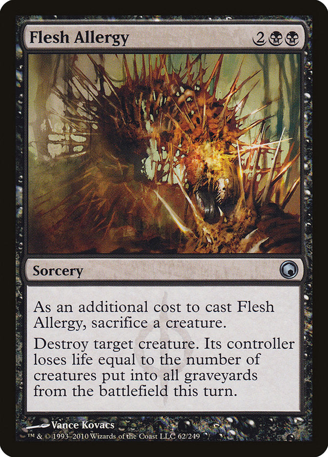 Flesh Allergy [Scars of Mirrodin] | I Want That Stuff Brandon