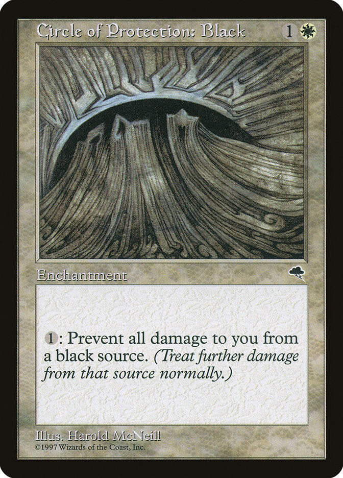 Circle of Protection: Black [Tempest] | I Want That Stuff Brandon