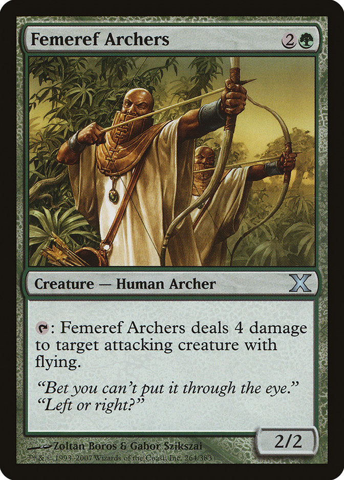 Femeref Archers [Tenth Edition] | I Want That Stuff Brandon