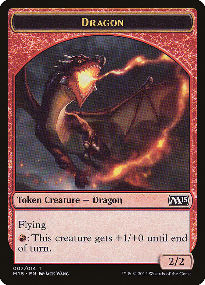 Dragon Token [Magic 2015 Tokens] | I Want That Stuff Brandon