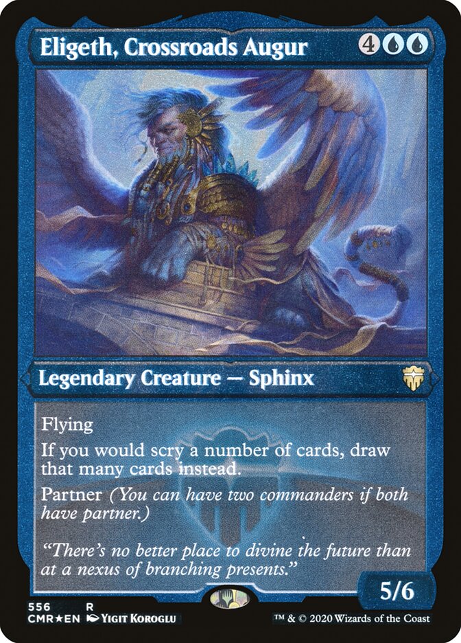 Eligeth, Crossroads Augur (Etched) [Commander Legends] | I Want That Stuff Brandon