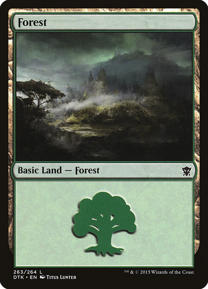 Forest (263) [Dragons of Tarkir] | I Want That Stuff Brandon