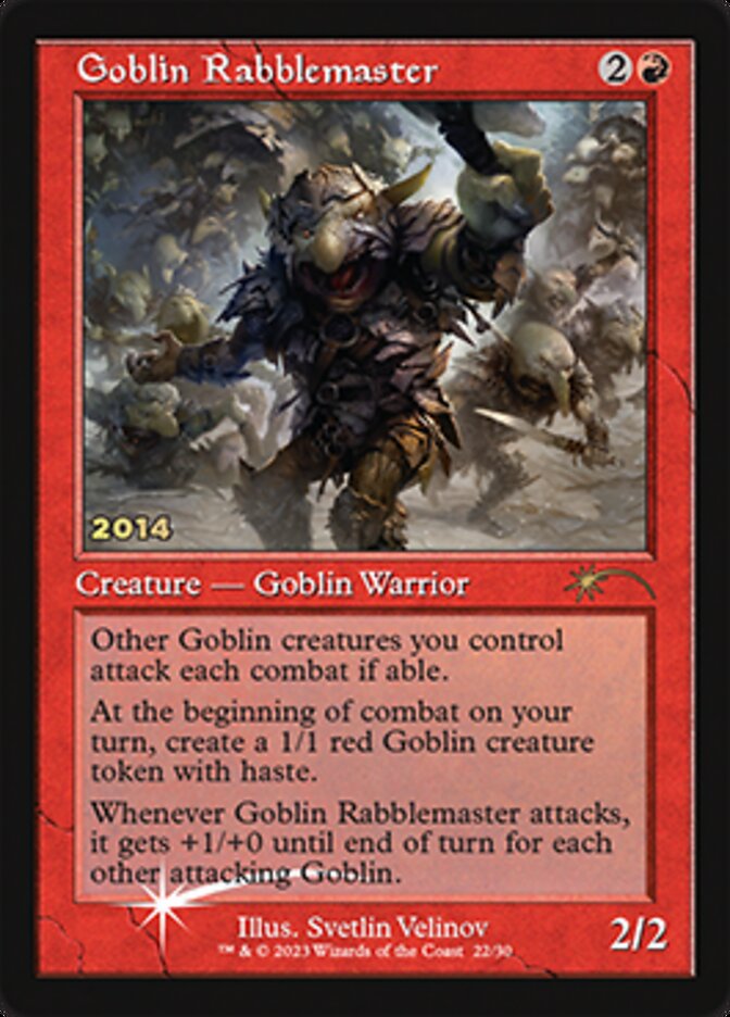 Goblin Rabblemaster [30th Anniversary Promos] | I Want That Stuff Brandon