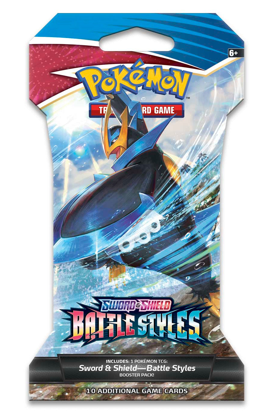 Sword & Shield: Battle Styles - Sleeved Booster Pack (Rapid Strike Empoleon V) | I Want That Stuff Brandon