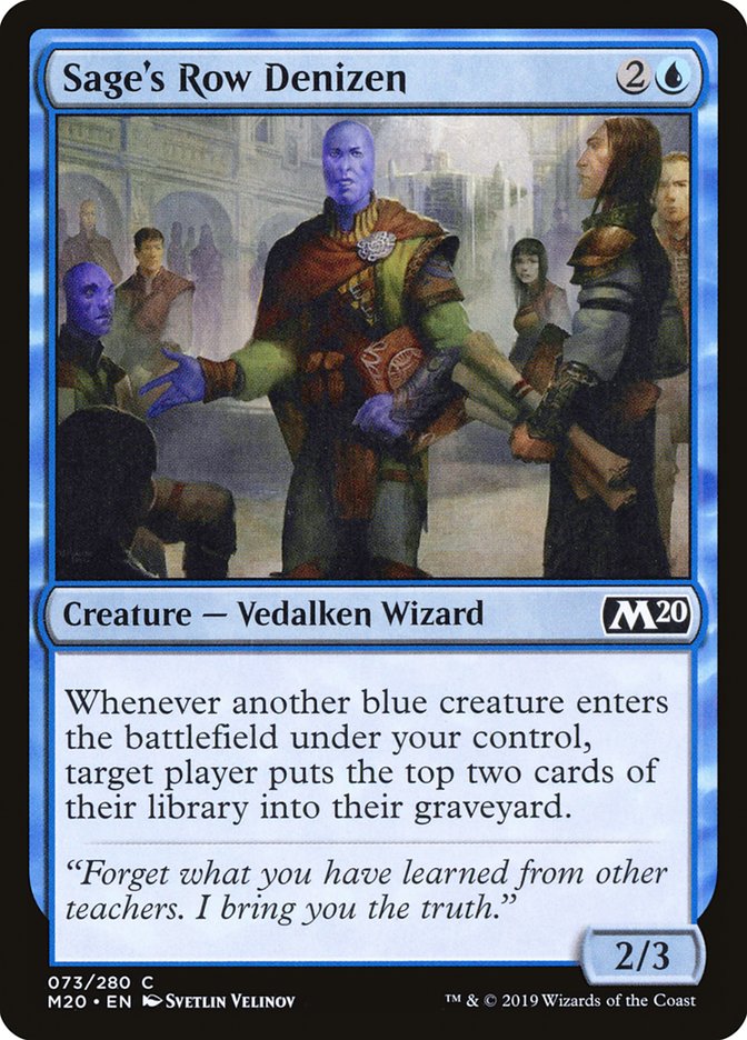 Sage's Row Denizen [Core Set 2020] | I Want That Stuff Brandon