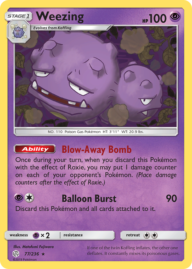 Weezing (77/236) [Sun & Moon: Cosmic Eclipse] | I Want That Stuff Brandon