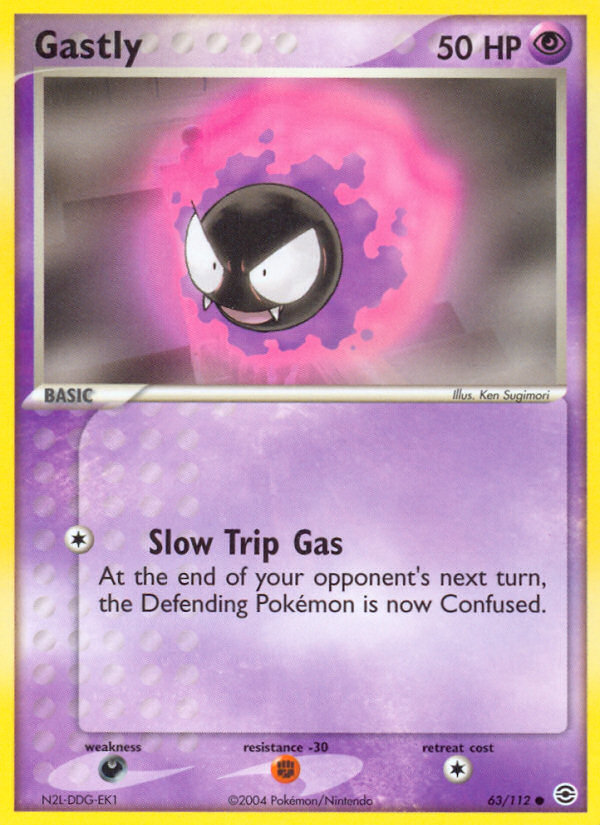 Gastly (63/112) [EX: FireRed & LeafGreen] | I Want That Stuff Brandon