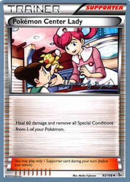 Pokemon Center Lady (93/106) (Primal Groudon - Alejandro Ng-Guzman) [World Championships 2015] | I Want That Stuff Brandon